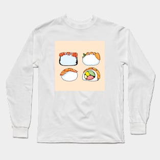 Kawaii Sushi Long Sleeve T-Shirt